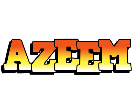 Azeem sunset logo