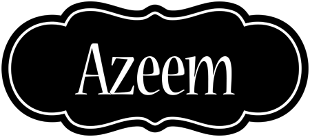 Azeem welcome logo