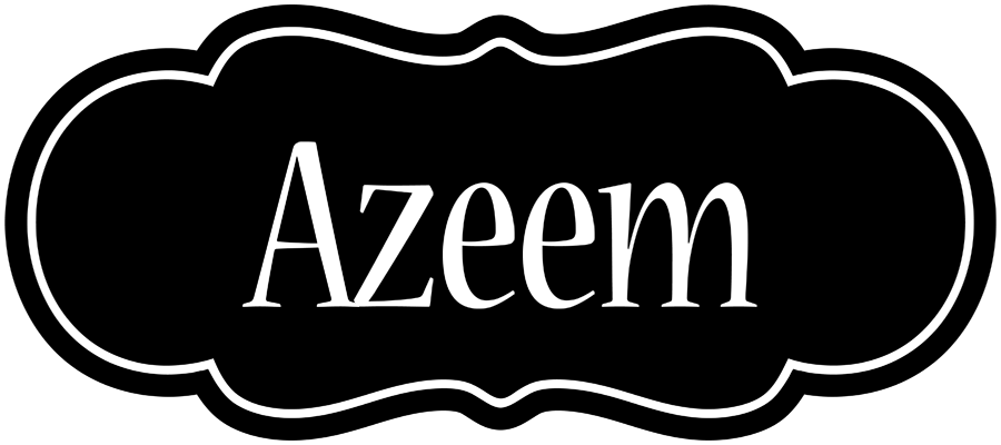 Azeem welcome logo