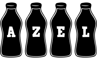 Azel bottle logo