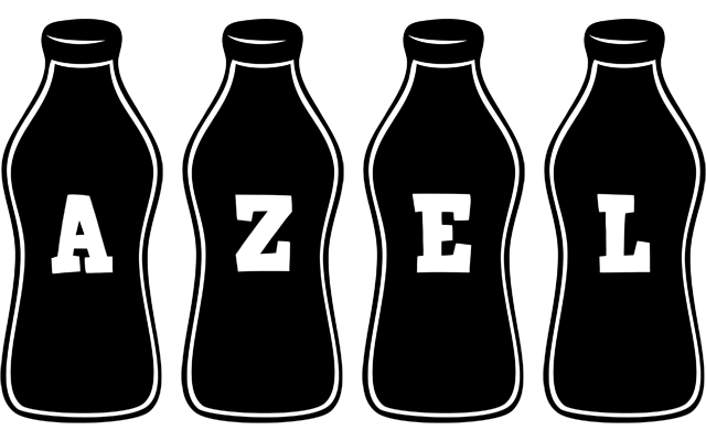 Azel bottle logo