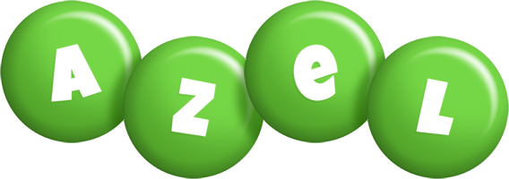 Azel candy-green logo