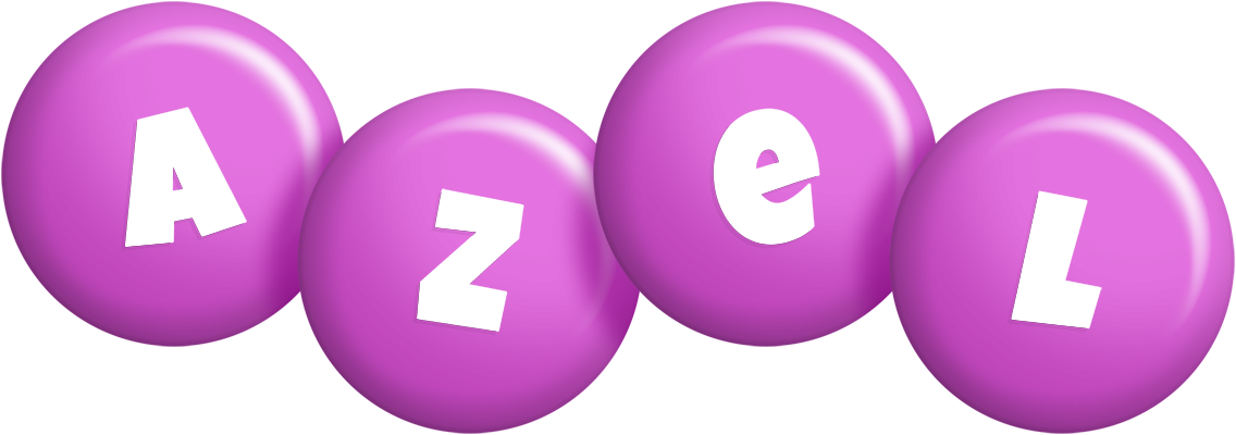 Azel candy-purple logo
