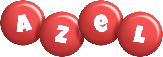 Azel candy-red logo