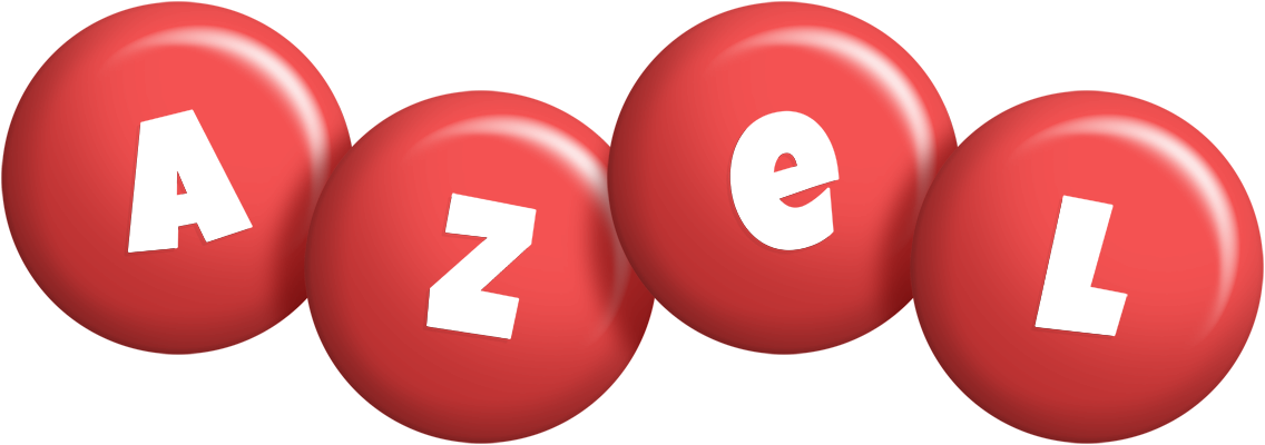 Azel candy-red logo