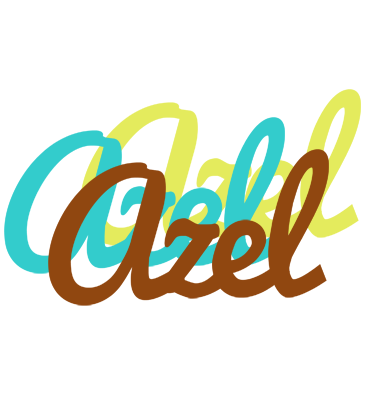 Azel cupcake logo