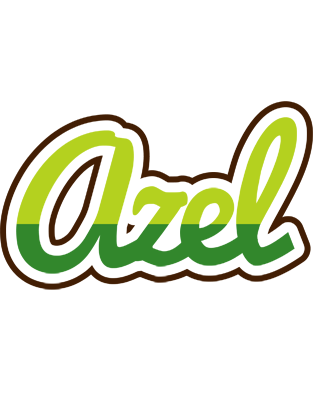 Azel golfing logo