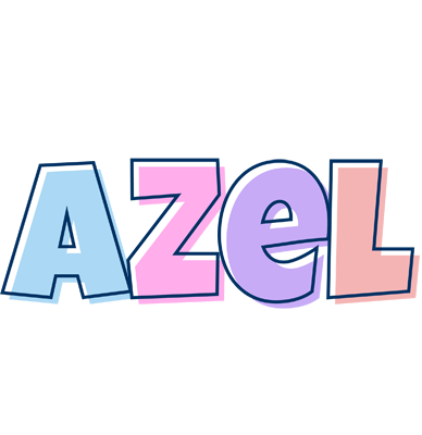 Azel pastel logo
