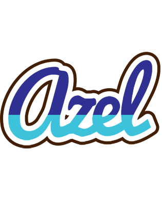 Azel raining logo