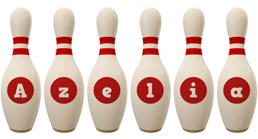 Azelia bowling-pin logo