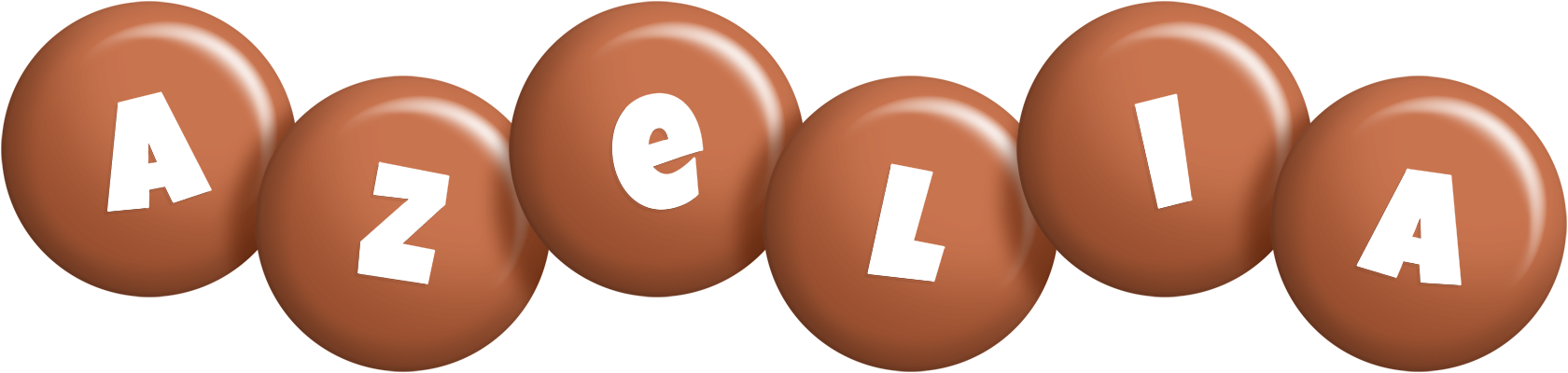 Azelia candy-brown logo