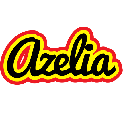 Azelia flaming logo