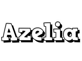 Azelia snowing logo