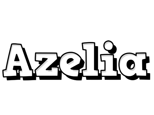 Azelia snowing logo