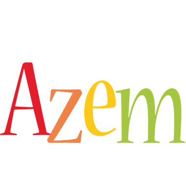 Azem birthday logo
