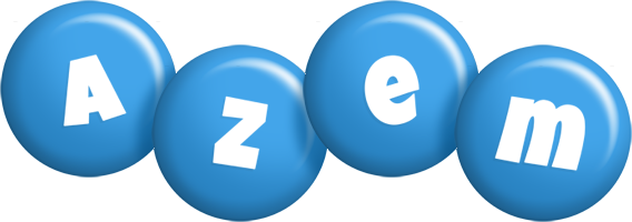 Azem candy-blue logo