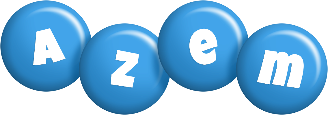 Azem candy-blue logo