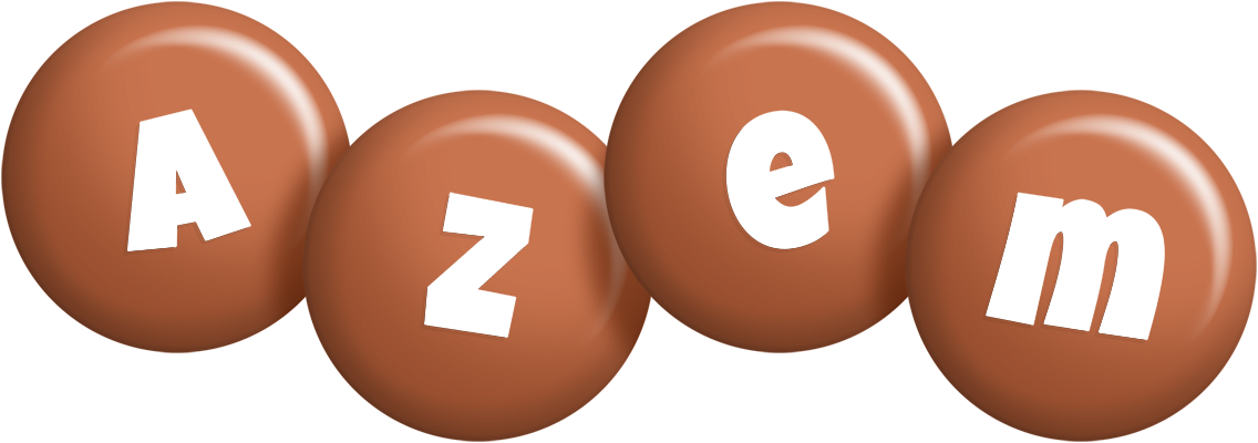 Azem candy-brown logo