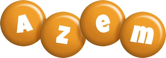 Azem candy-orange logo