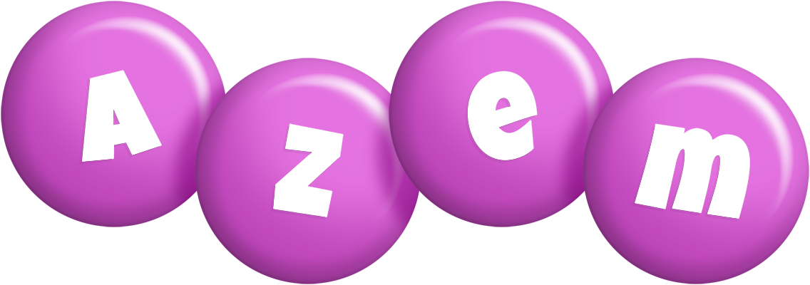 Azem candy-purple logo
