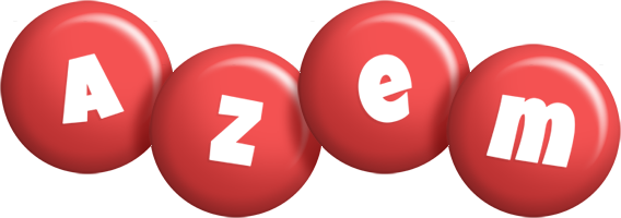 Azem candy-red logo