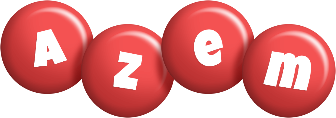 Azem candy-red logo