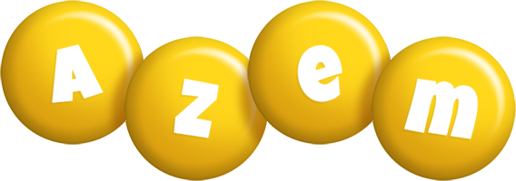 Azem candy-yellow logo