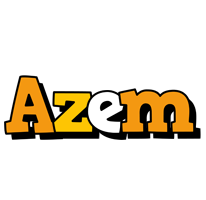 Azem cartoon logo