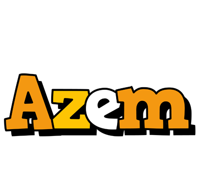 Azem cartoon logo