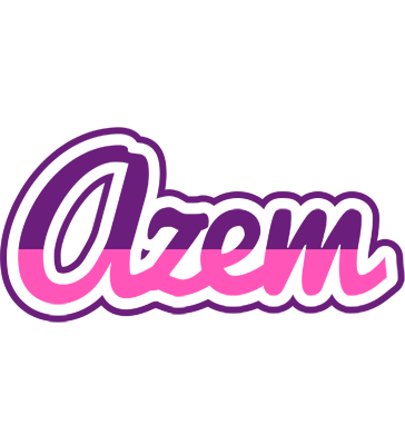 Azem cheerful logo
