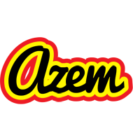 Azem flaming logo