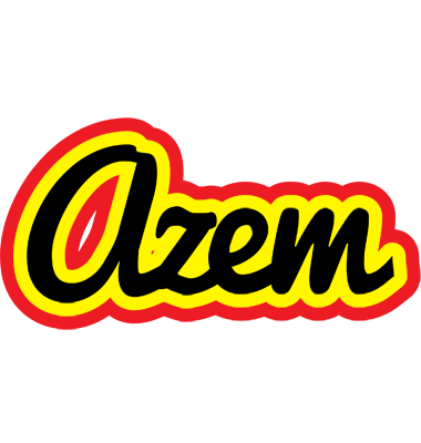 Azem flaming logo