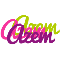 Azem flowers logo