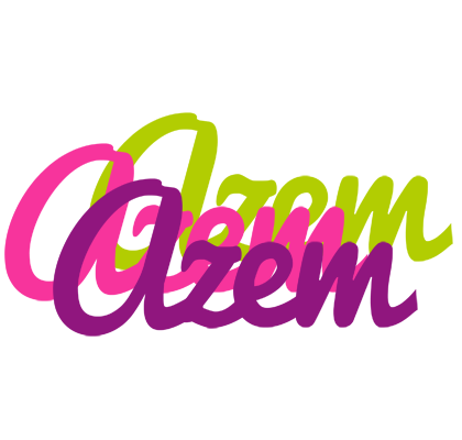 Azem flowers logo