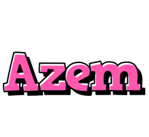 Azem girlish logo