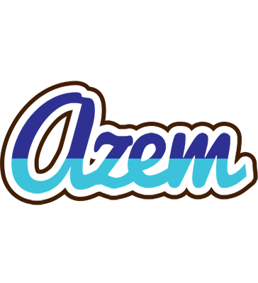 Azem raining logo