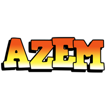 Azem sunset logo