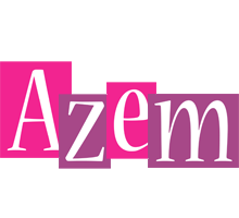 Azem whine logo