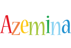 Azemina birthday logo