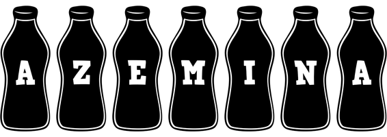 Azemina bottle logo