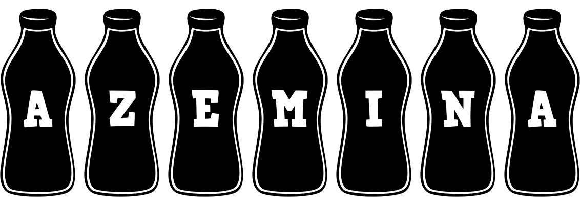 Azemina bottle logo