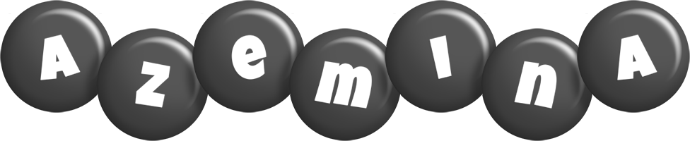 Azemina candy-black logo