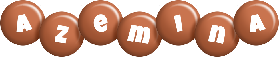 Azemina candy-brown logo