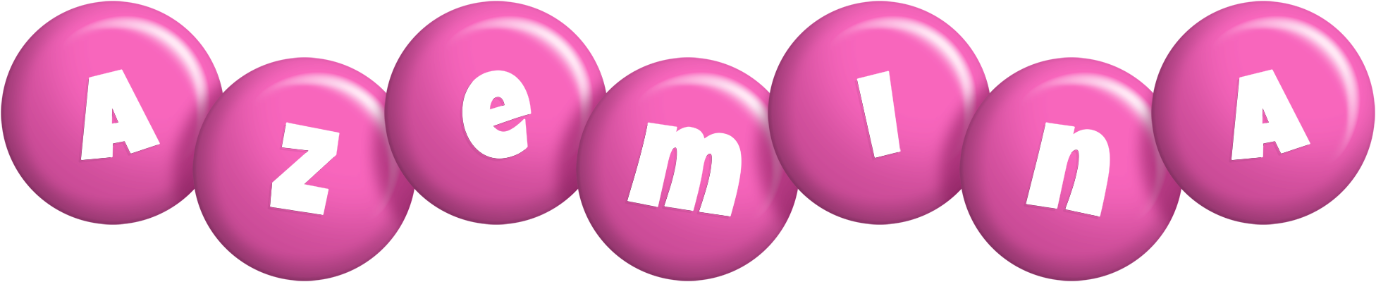 Azemina candy-pink logo