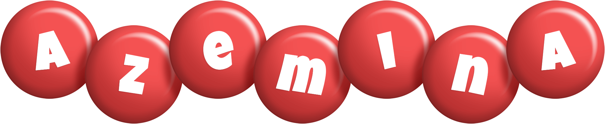 Azemina candy-red logo