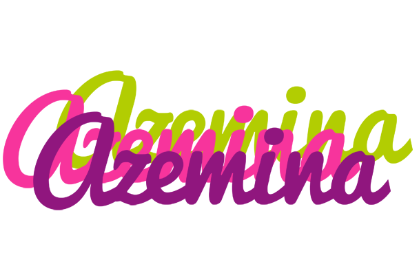 Azemina flowers logo