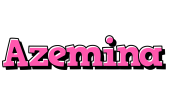 Azemina girlish logo