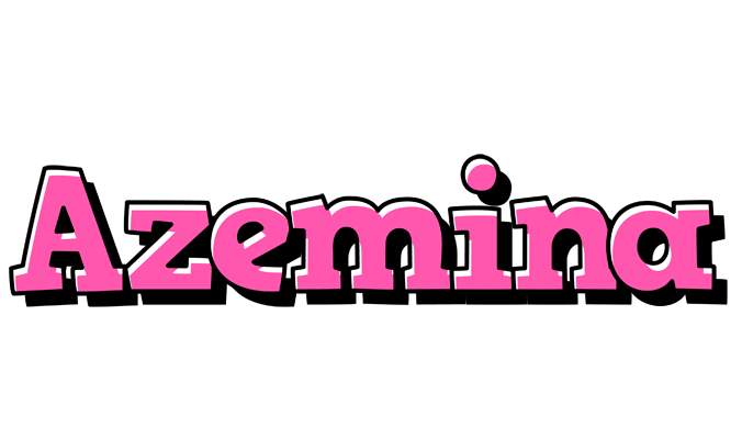 Azemina girlish logo