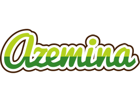 Azemina golfing logo