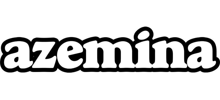 Azemina panda logo